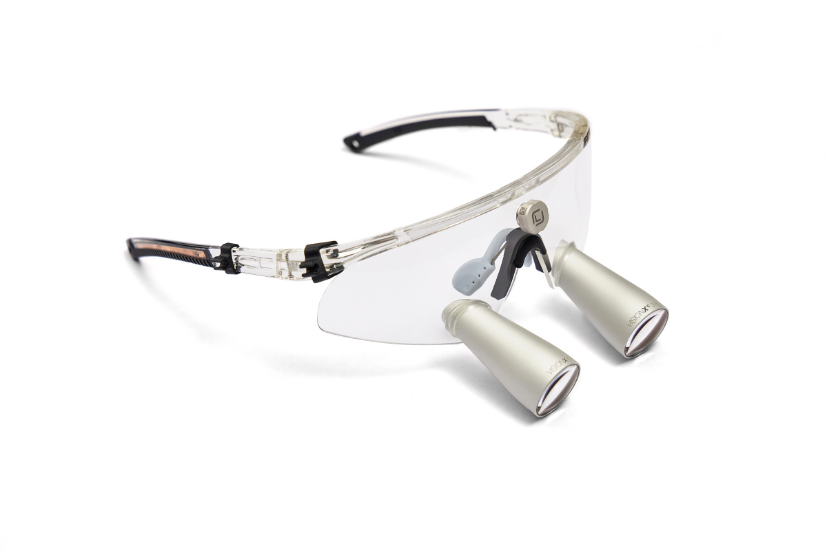 Лупа налобная VISIONX TTL 3.8 Clear black