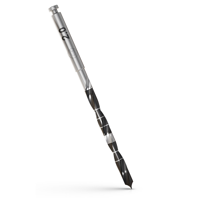 Сверло спиральное Ø 2.0 мм, длинное