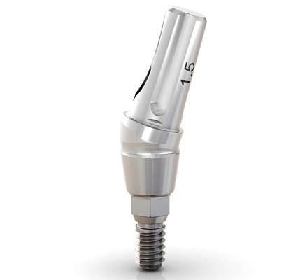 Универсальный угловой абатмент 3.3X6X1.5 мм