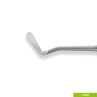 1502 Средняя  гладилка с  конусовидным штопфером Ø0.9mm. Ручка Ø6mm