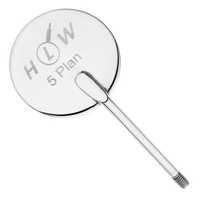 23-2* Зеркало стоматологическое №5, 24 мм (упак 12 шт)