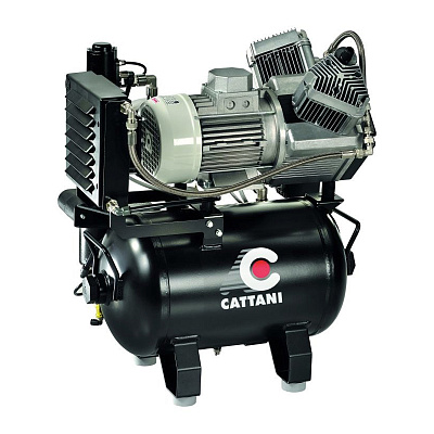 Компрессор 3 цилиндра, без кожуха, с осушителем, безмасляный,производительность 238 л/мин. 