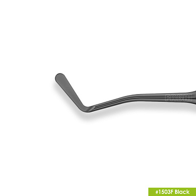 1503F Black Малая двусторонняя гладилка. Эргономичная ручка Ø10mm. Покрытие Black