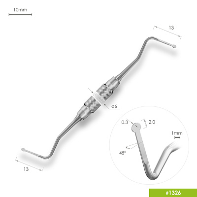 1326 Укладчик ретракционной нити (Пакер) Ø2mm. Ручка Ø6mm