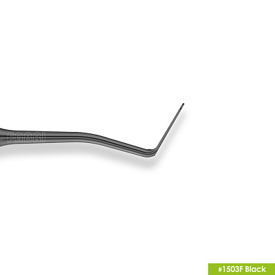 1503F Black Малая двусторонняя гладилка. Эргономичная ручка Ø10mm. Покрытие Black