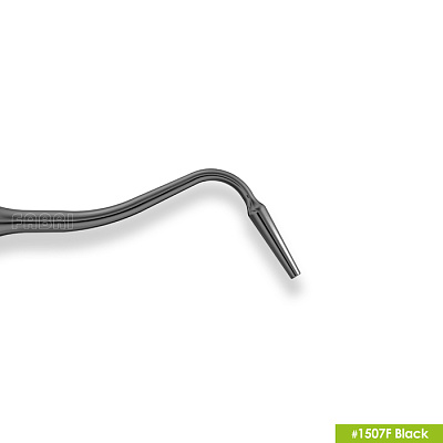 1507F Black Двухсторонний штопфер-конденсатор. Эргономичная ручка Ø10mm. Покрытие Black