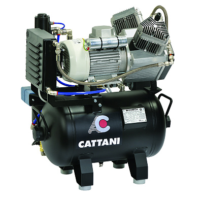 Компрессор стоматологический Cattani на 3-4 установки, с осушителем (1-фазный)