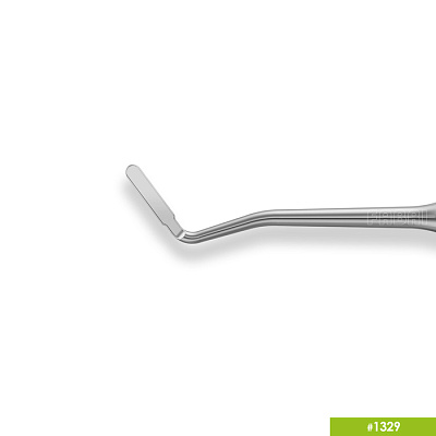 1329 Малая двухсторонняя гладилка - пакер. Ручка Ø6mm