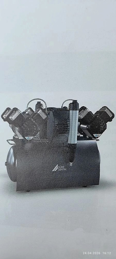 Компрессор стоматологический Quattro Tandem (V 380) с 2 агрегатами, 2 осушителями и электронным упра