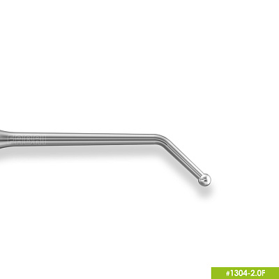 1304-2,0F Удлиненная средняя гладилка с штопфером-шариком Ø2.0mm. Эргономичная ручка Ø10mm