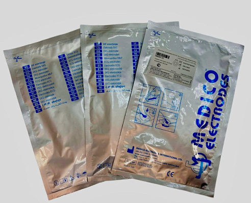 Электроды одноразовые для ЭКГ без коннекторов твердогелевые MSGST-27 32*25мм