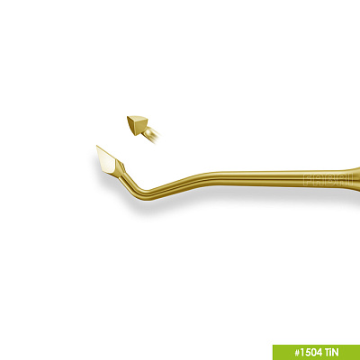1504 TiN Инструмент для моделирования. Ручка Ø6mm. Покрытие Gold