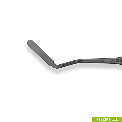 1352F Black Большая универсальная двухсторонняя гладилка. Эргономичная ручка Ø10mm. Покрытие Black