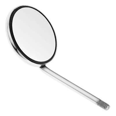 23-5* Зеркало стоматологическое №4, 22 мм родий (упак 12 шт)