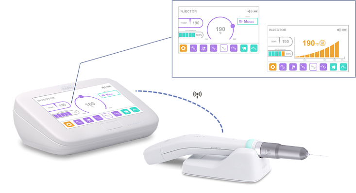 Система для трехмерной обтурации корневых каналов зуба разогретой гуттаперчей,комплектация"Pack-Fill"