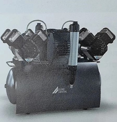 Компрессор стоматологический Quattro Tandem (V 380) с 2 агрегатами, 2 осушителями и электронным упра