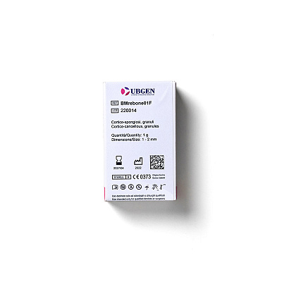 Натуральный костный материал Re-Bone  Granules cortico-cancellous 1g - 1-2 mm Кортикально-губчатый 