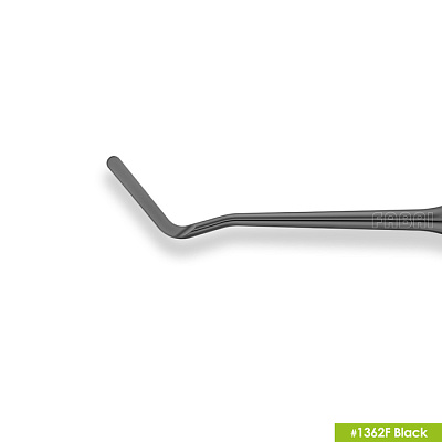 1362F Black Узкая гладилка с  штопфером Ø1.3mm. Эргономичная ручка Ø10mm. Покрытие Black
