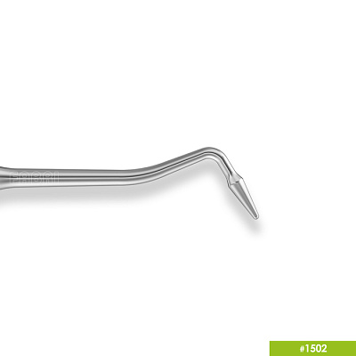 1502 Средняя  гладилка с  конусовидным штопфером Ø0.9mm. Ручка Ø6mm