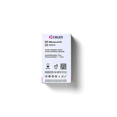 Натуральный костный материал Re-Bone  Granules cortico-cancellous 0,5g - 1-2 mm