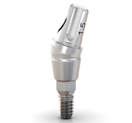 Универсальный угловой абатмент 3.3X4X1.5 мм