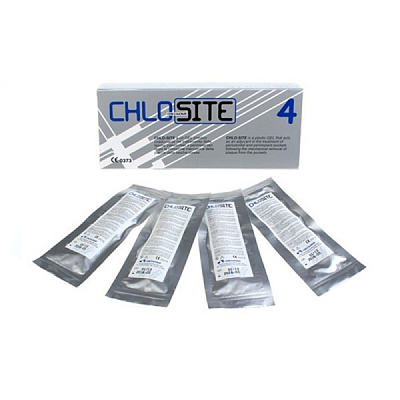 ХЛО-САЙТ (CHLO-SITE) Материал стоматологический вспомогательный: 4 шприца наполнением 1,0 мл.
