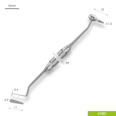 1501 Штопфер-конденсатор-гладилка. Ручка Ø6mm