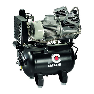 Компрессор стоматологический Cattani на 3-4 установки, без осушителя (1-фазный)